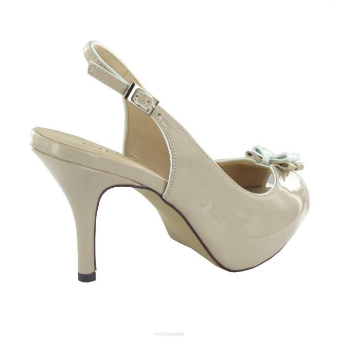 Menbur kvinnor beige almunecar högklackat 608J4694