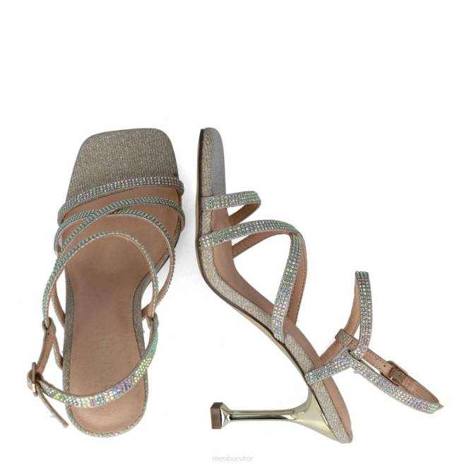 Menbur kvinnor beige apatita högklackat 608J3774