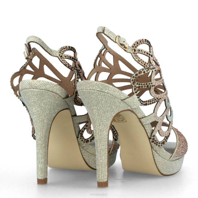 Menbur kvinnor beige arceno högklackat 608J4200