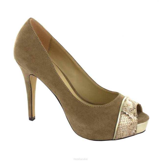 Menbur kvinnor beige arrecife högklackat 608J4715