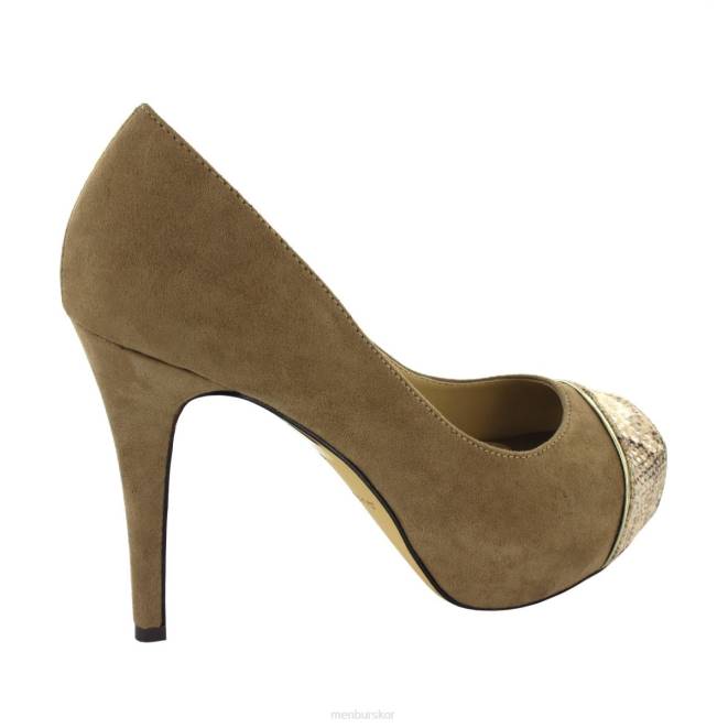 Menbur kvinnor beige arrecife högklackat 608J4715