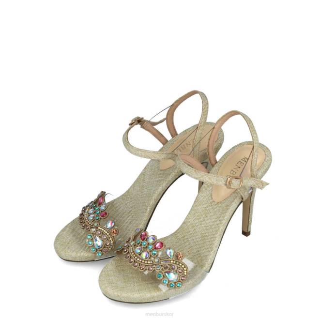 Menbur kvinnor beige atlanta högklackat 608J4911