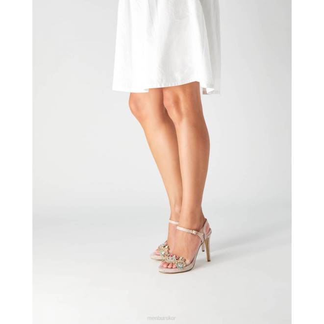 Menbur kvinnor beige atlanta högklackat 608J4911