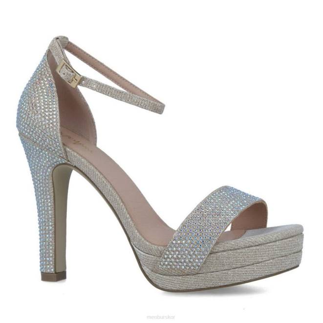 Menbur kvinnor beige azalea högklackat 608J5388