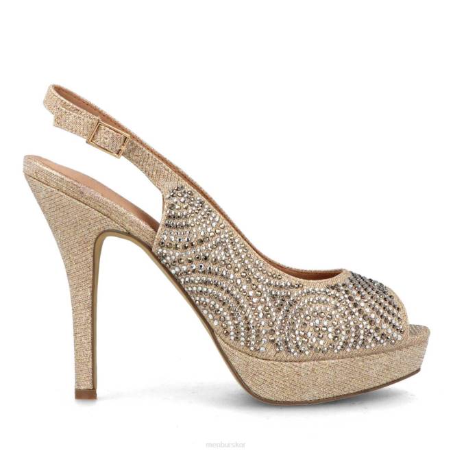 Menbur kvinnor beige badolato högklackat 608J892