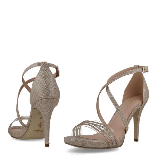 Menbur kvinnor beige balsorano högklackat 608J1110