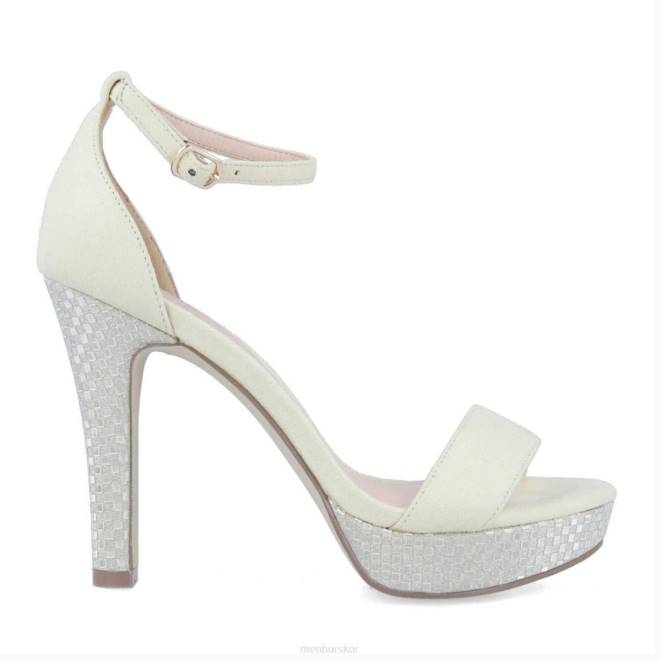 Menbur kvinnor beige banzi högklackat 608J887