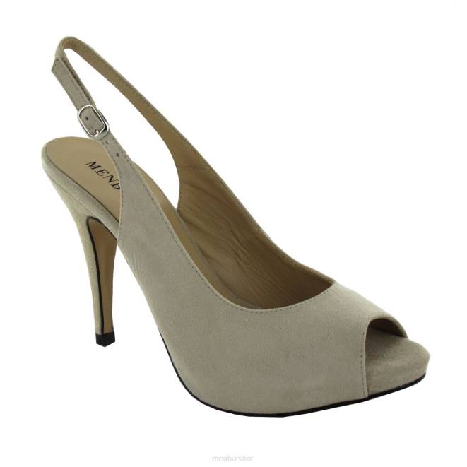 Menbur kvinnor beige baptist högklackat 608J4620