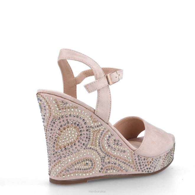 Menbur kvinnor beige barbialla högklackat 608J1482