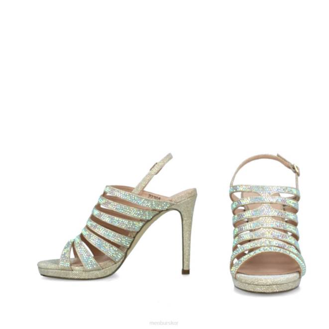 Menbur kvinnor beige basilico högklackat 608J4064