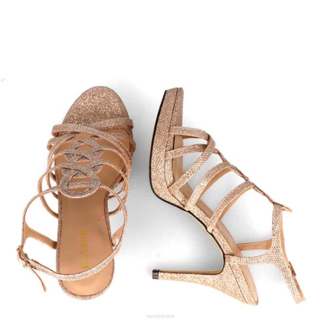 Menbur kvinnor beige begonia högklackat 608J4170