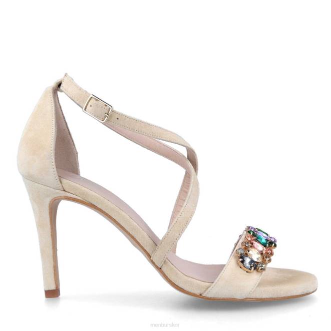 Menbur kvinnor beige borgo högklackat 608J4573