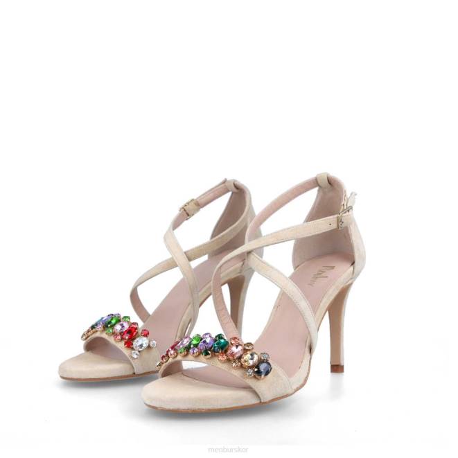 Menbur kvinnor beige borgo högklackat 608J4573