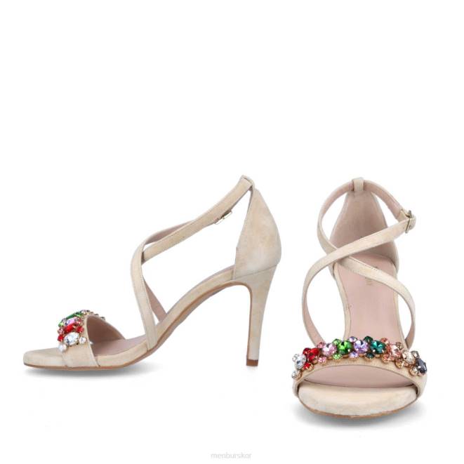 Menbur kvinnor beige borgo högklackat 608J4573