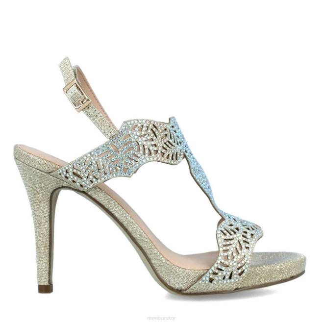 Menbur kvinnor beige brenner högklackat 608J4060