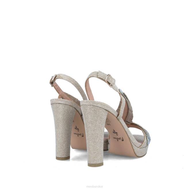 Menbur kvinnor beige campelli högklackat 608J4124