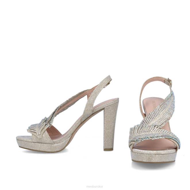 Menbur kvinnor beige campelli högklackat 608J4124