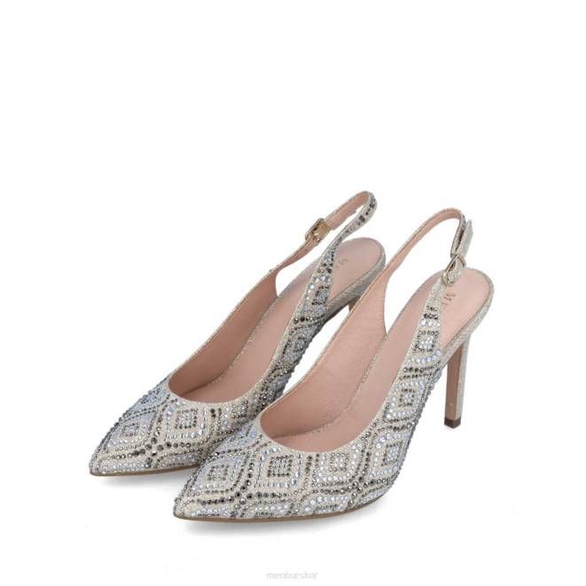 Menbur kvinnor beige campolo högklackat 608J902