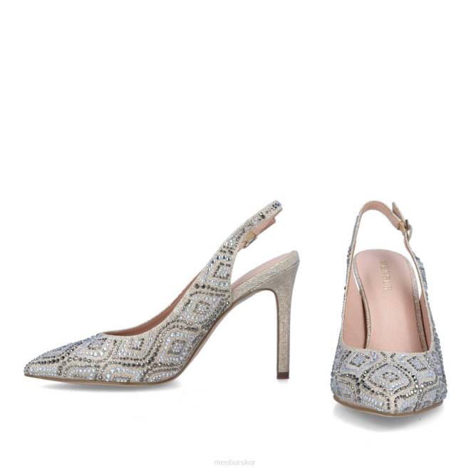 Menbur kvinnor beige campolo högklackat 608J902