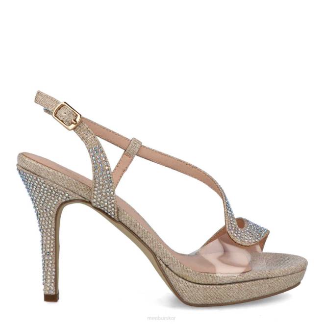 Menbur kvinnor beige carinola högklackat 608J5333