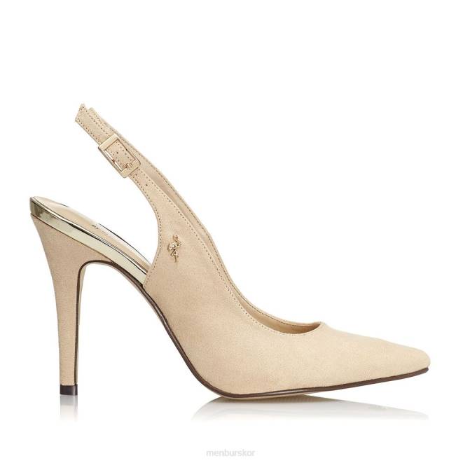 Menbur kvinnor beige cleome högklackat 608J952