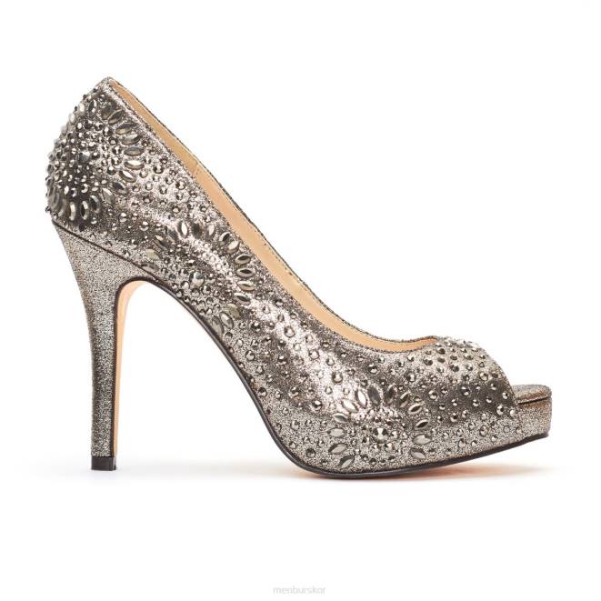 Menbur kvinnor beige gera högklackat 608J1015