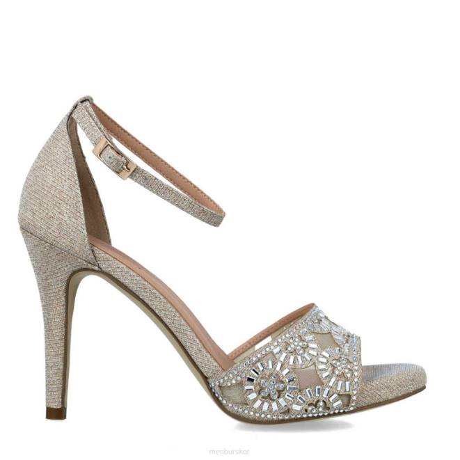 Menbur kvinnor beige hambergita högklackat 608J3891