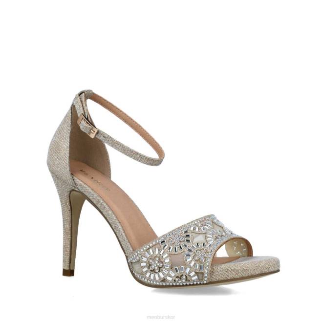 Menbur kvinnor beige hambergita högklackat 608J3891