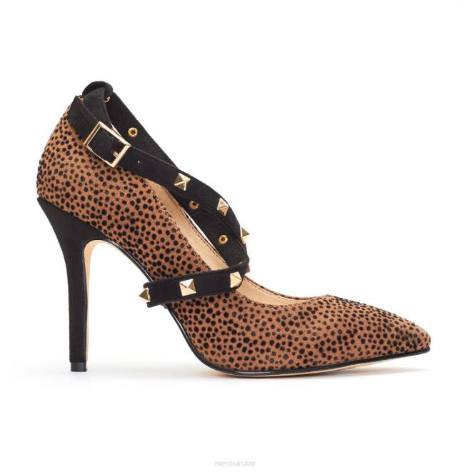 Menbur kvinnor beige lenna högklackat 608J1392