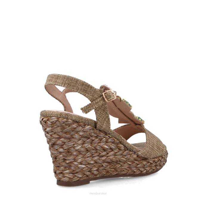 Menbur kvinnor beige melione högklackat 608J5456