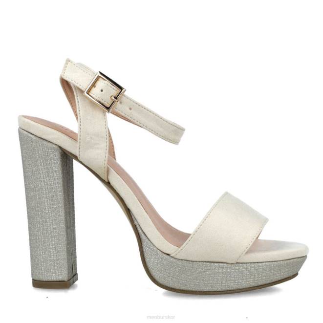 Menbur kvinnor beige mese högklackat 608J4877
