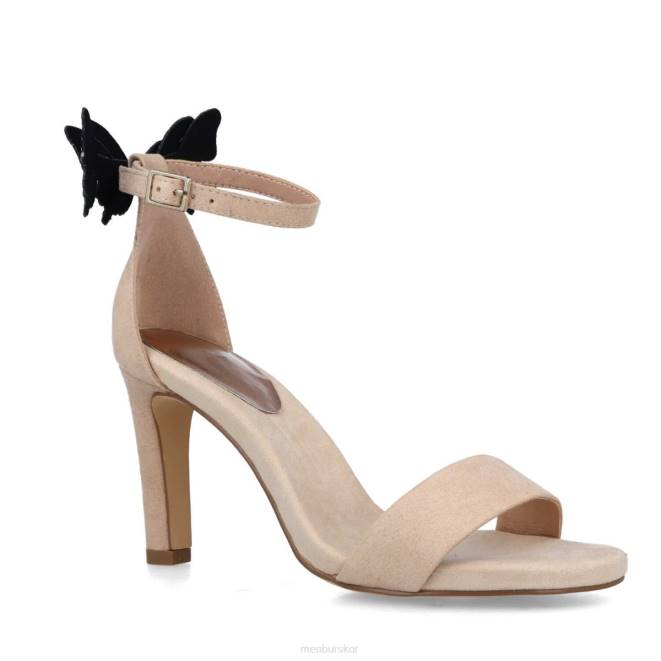 Menbur kvinnor beige olimpia högklackat 608J1216