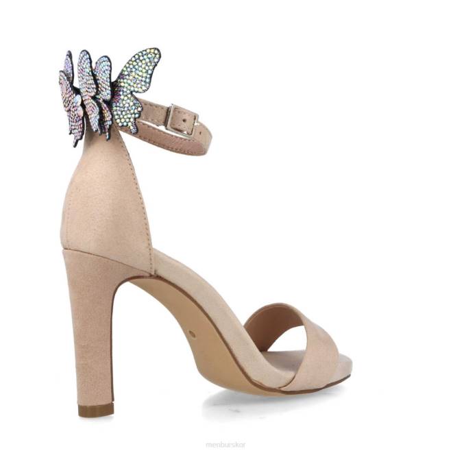 Menbur kvinnor beige olimpia högklackat 608J1216