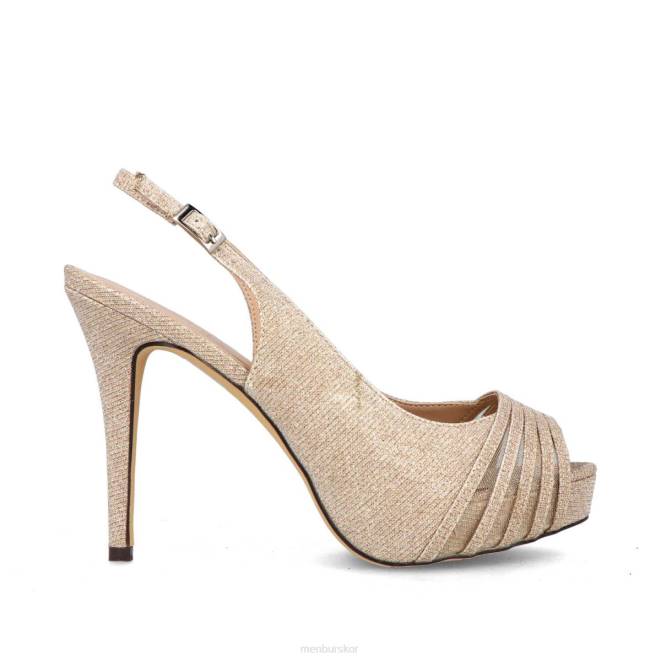 Menbur kvinnor beige pozuelo högklackat 608J4401