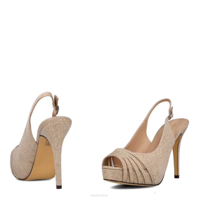 Menbur kvinnor beige pozuelo högklackat 608J4401