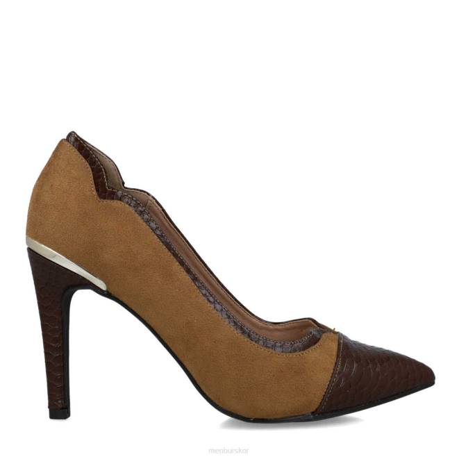 Menbur kvinnor beige rodonita högklackat 608J3828