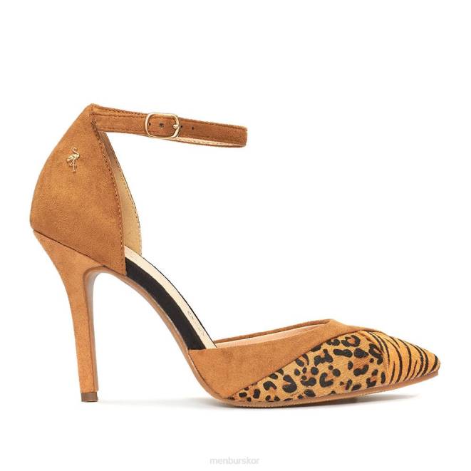 Menbur kvinnor beige straorino högklackat 608J5256