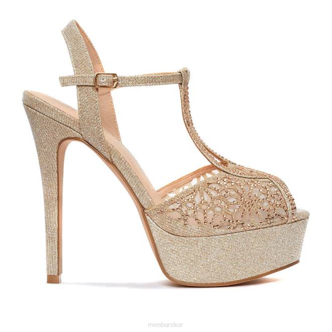 Menbur kvinnor beige tarano högklackat 608J4139