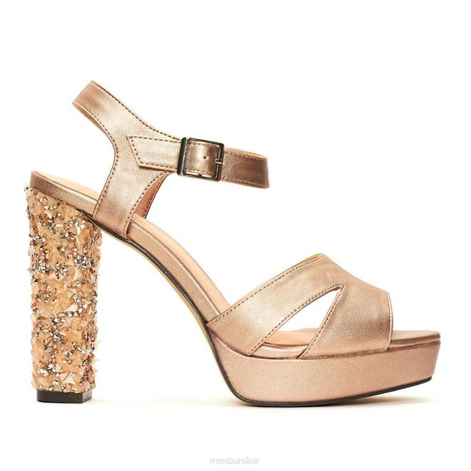 Menbur kvinnor beige teana högklackat 608J5205