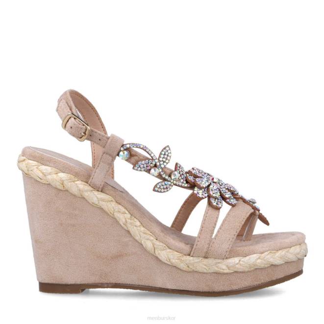 Menbur kvinnor beige thalia högklackat 608J1534