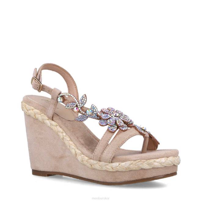 Menbur kvinnor beige thalia högklackat 608J1534