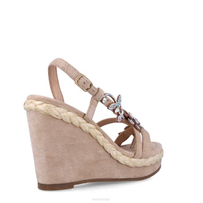 Menbur kvinnor beige thalia högklackat 608J1534