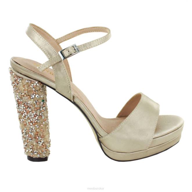 Menbur kvinnor beige venegono högklackat 608J4428