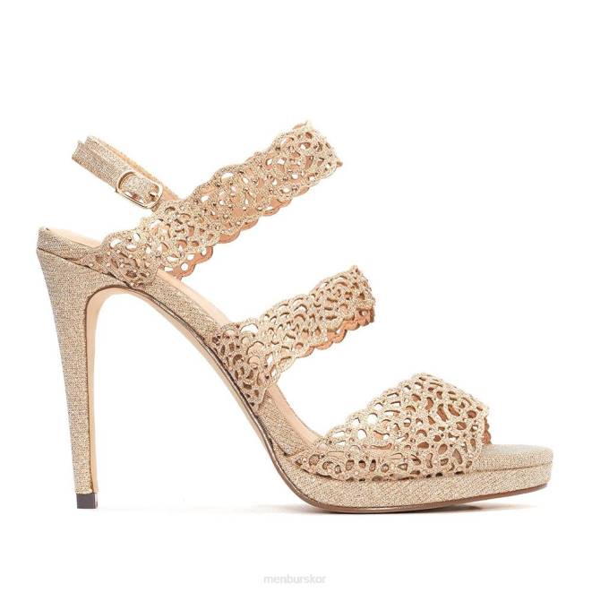 Menbur kvinnor beige volturino högklackat 608J4166