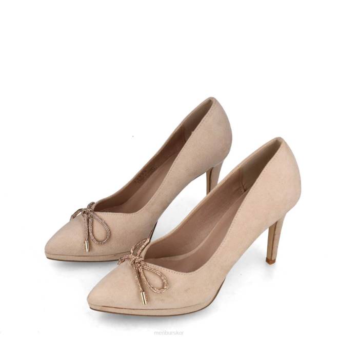 Menbur kvinnor beige zoisita högklackat 608J3904
