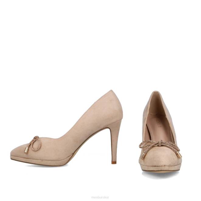 Menbur kvinnor beige zoisita högklackat 608J3904