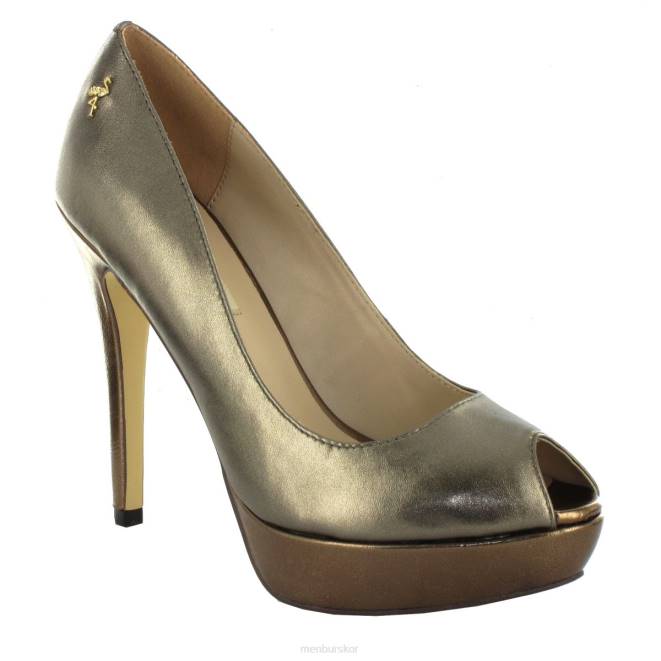Menbur kvinnor brons blondin högklackat 608J4510