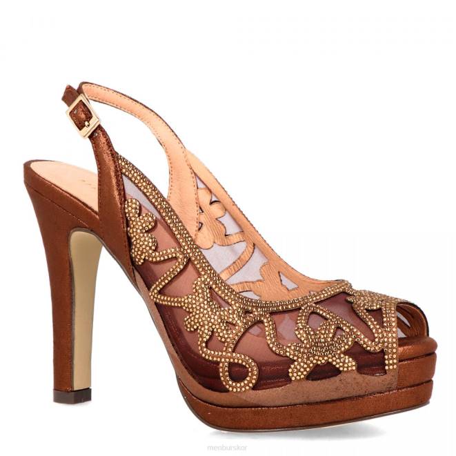 Menbur kvinnor brons cantalupo högklackat 608J5317
