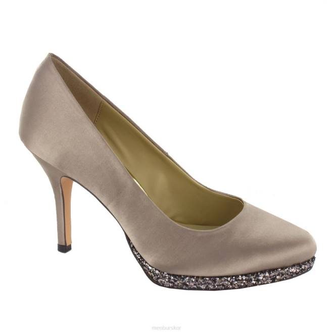Menbur kvinnor brun belerda högklackat 608J5066
