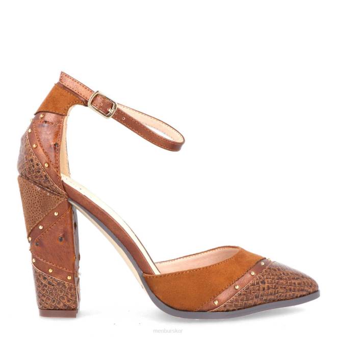 Menbur kvinnor brun camburzano högklackat 608J5300